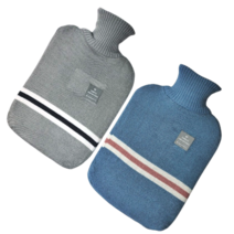 물주머니핫팩 생리통찜질팩 보온주머니 유담포 유탄포 물난로 온수찜질기 커버포함 2L, 그레이