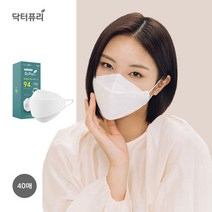 [닥터퓨리] KF94 미세먼지 황사마스크 40매, 단품, 사이즈:대형