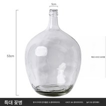 마취목 화병 배꼽 투명 유리 화병 목걸이 종진녹식 나뭇가지 거실 인테리어 식물 공장, ￥大특대형 병