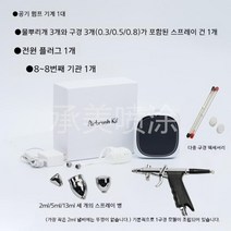 업소용 에어브러시 앰플 수분 보습 분무기 미용 스프레이건 에스테틱, 116스프레이건 펌프(0.3 0.5 0.8)