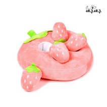 애견분리불안 애견놀이터 분리불안장난감 먹이장난감, 1개, 딸기