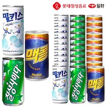 맥콜190&사이다190&밀키스190ml X 각10개(총30개), 190ml