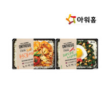 아워홈 온더고 냉동도시락 2종(푸팟퐁커리 2개+태국식치킨시금치덮밥 2개)/혼합무배
