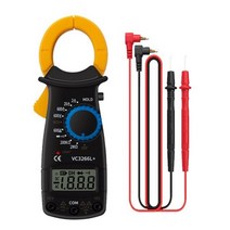후크메타 디지털 클램프 미터 AMITOU VC3266L+ 1999 Counts Digital Professional Multimeter Clamp Amperí, 02 Yellow