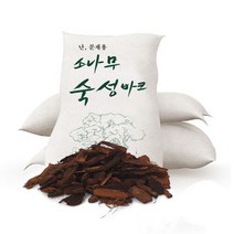 마이플랜트 [마이플랜트]소나무 바크 40L (숙성바크) 조경 난석 멀칭재 배양토 토양개량 대용량 분갈이흙, 1개