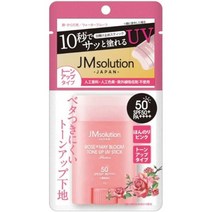 일본직발송 6. JM 솔루션 로즈 메이플룸 톤업 스틱 FLOWER SPF50+ PA++++ (선스크린) B091557BKX, One Size, One Color