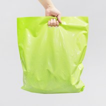 PE그린 비닐쇼핑백 (100매) 대형 의류 신발 상품 포장 컬러 매장 봉투, 54호_45x54cm, 1묶음(100매)