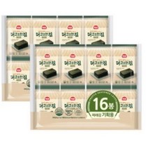 사조해표 더고소한김(파래)4g x 16입 8봉(1box)기획, 1박스