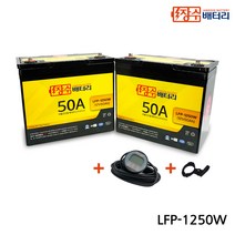 장수배터리 LFP리튬인산철 전동휠체어배터리 LFP-1250W (12V50Ah) 2개1세트