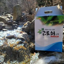 태평가 거제 구천마을 고로쇠 수액 물, 1통, 18L