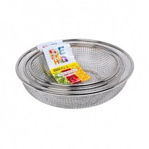 [D1-8804982360433] 스텐 과일바구니 중260mm 야채바구니 상추바구니