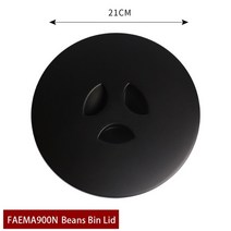 원두 가는기계 핸드밀 캠핑 커피 그라인더 수동 콩 bean bin 호퍼 feama mazzer 900nhc600600aerf64 가정용 액세서리 도구, 21cm 뚜껑