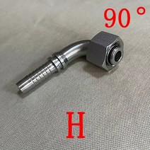 유압 피팅 메트릭 M10-M42 스레드 콘 호스 엔드 오일 파이프 커넥터 홀드 유형 튜브 고압, H bend_6MM to M12x1.5