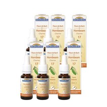 Hornbeam 25ml Biofloral Fleurs De Bach 17, 6팩