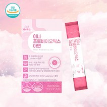 이너 프로바이오틱스 아연 1개월 30포 질 유래 특허 여성 유산균 혼합유산균 19종, 60g, 1개