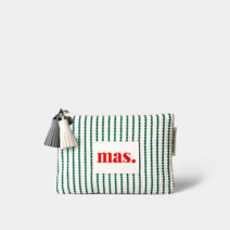 마스마룰즈 Basic pouch _ Waffle stipe 그린