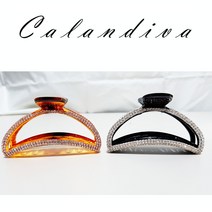 [Calandiva] 예쁜 블링 큐빅 올림머리 집게핀