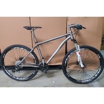 히들 풀티타늄 시마노 SLX30단 MTB 자전거, 그레이/실버, 460