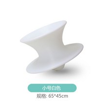 팽이의자 시선집중 360도 라운지 회전 호텔 회전 포인트체어, 화이트 65x45cm