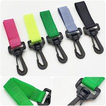 2p 찍찍이 벨크로 유모차 고리 걸이 잠금 회전 가방 홀더 거치대 고정 편리한 소지품 행거 악세서리 장바구니 소품 잡화 봉지 간편 설치 웨건 다용도 심플 자전거 킥보드 오토바이