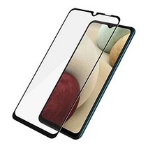 보호 커버와 호환되는 Samsung Galaxy A12용 PANZERGLASS 강화 유리 검정색, 단일옵션