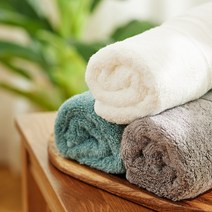 비오 뱀부 감탄 타월 호텔식 수건 200g 3장, 민트블루 3장