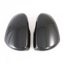 기아 K7 카덴자 프리미어 2019 크롬 사이드 윙 검토 도어 미러 커버 자동차 스타일링 액세서리, 02 carbon fiber color