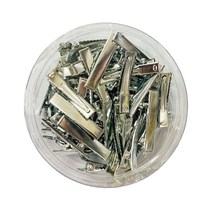 머리핀 만들기 네임핀 집게 핀 헤어 미니 리본 머리, A 집게핀, 01) 30mm(약 25개입)