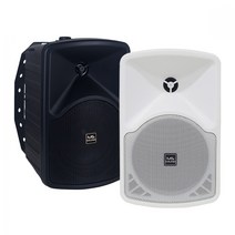 매장스피커 RS-55B 2개 1조 벽걸이 스피커 5.5인치 160W 매장용 카페 브라켓 포함, 블랙