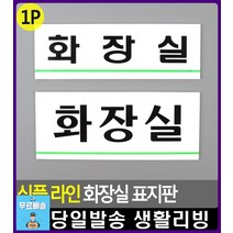 건물 내부 화장실 위치 안내 부착 표지판 CCTV작동중 주차금지판 CCTV설치안내문 관계자외출입금지 명패