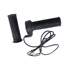 2Pcs 전기 스쿠터 속도 제어 24V 36V 48V 좋은 인성 핸들 조정 가능한 내마모성 그립 유연한 핸들, 없음