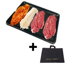 기름안튀는 연기/냄새안나는 불판 매직쿡킹팬+보관전용가방, 1개, 매직쿡킹팬2호/42x32x7.5cm