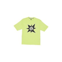 [볼컴] 남성 반팔 프린트 티셔츠 [Tokyo 컬렉션] [AF312301/Tokyo True SS] 세련 HIG_하이라이터그린 L