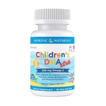 노르딕 오메가3 DHA 키즈 636mg 베리펀치맛 90정