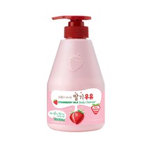 과일나라 피부가 마시는 바디클렌저 바디로션 딸기 우유, 딸기우유 바디로션 560g
