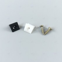 옷장 책장 선반 앵글 고정 나사 지지대 브라켓 검정1p