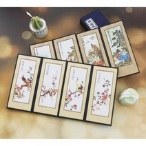 한국화 10폭 양면 미니어쳐 병풍 인테리어 7TYPES, 5 민속화05