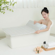 그린센스 프리미엄 욕조덮개, [와이드형] 코코넛 아이보리 덮개, 1개