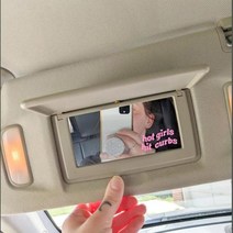 캠핑카대형스티커 차량용스티커 재미 있는 여자 히트 커브 자동차 거울 스티커 데칼 귀여운 견적 자동 차량 비닐 장식, Black+10cmwidex6cmhigh