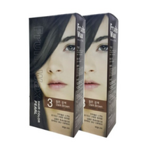 과일나라 후르츠왁스 헤어칼라 새치커버, 3호 짙은 갈색, 6개