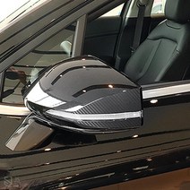 JS automotive 스포티지NQ5 사이드 백미러 카본 DIY 튜닝 시트지가드 익스테리어 액세서리 기스방지 용품, 블랙카본, 1개