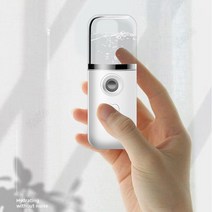 나노 미스트기 미니 수분공급기기 핸디형 휴대용 USB 40ml, 핑크색
