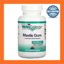 Nutricology 뉴트리콜러지 매스틱검 매스틱나무수지 레진 치아 120배지캡슐 Mastic Gum Pistacia Lentiscus Resin Chia