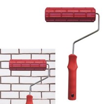 패턴 무늬 고무 롤러 무늬로라 벽 질감 셀프페인팅 벽 장식을위한 7inch 곡물 페인트, B, 협력사