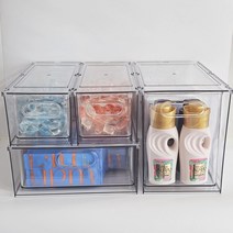 디디리빙 펜트리 수납함 3L 팬트리 투명 서랍 정리함 약통정리함, 9L