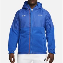 국내매장용 나이키 축구 자켓 남성 집업 패딩 블루