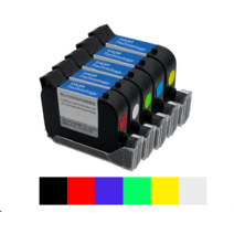 hp 범용 휴대용 마킹기 날인기 고화질 잉크젯 핸드 프린터 잉크 카트리지, 범용노란색속건성카트리지