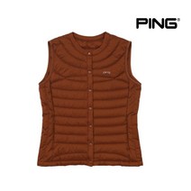 핑골프골프 여성 다운 조끼 헝가리 구스 내피 베스트_P12293JV954_BR, 90, BR