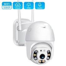 들랑달랑 5MP PTZ IP 카메라 야외 1080P 4X 디지털 줌 스피드 돔 WiFi 카메라 오디오 AI 인간 감지 슈퍼 미니 홈 보안, 5MP 128G 카드 추가, 협동사, 영국 플러그
