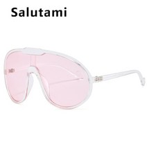 대형 한 조각 방패 여성 Sunglassed 빈티지 독특한 Windproof Uv400 태양 안경 남자 복고풍 파일럿 그라디